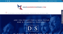 Desktop Screenshot of davesandersonspeaks.com